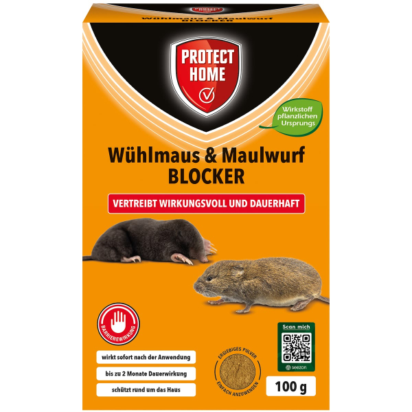 PROTECT HOME Wühlmaus- & Maulwurfblocker 100 g