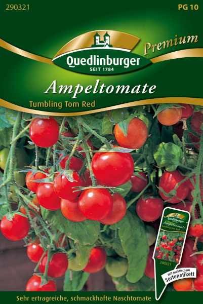 Quedlinburger Ampeltomate Tumbling Tom Red - Gemüsesamen
