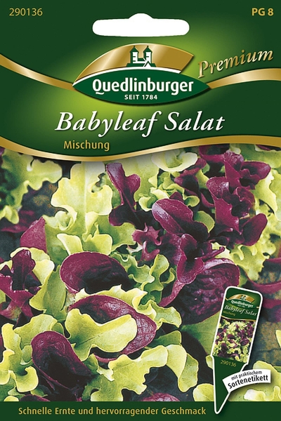 Quedlinburger Babyleaf Salat Mischung - Premium Gemüsesamen
