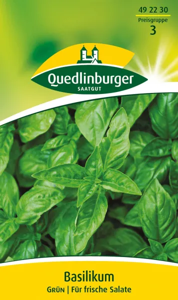 Quedlinburger Basilikum Grün - Kräutersamen