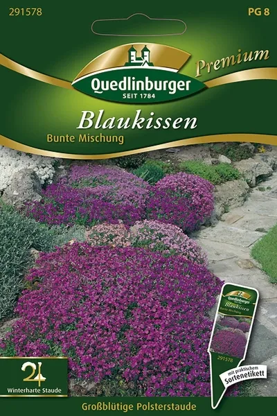 Quedlinburger Blaukissen Bunte Mischung - Blumensamen