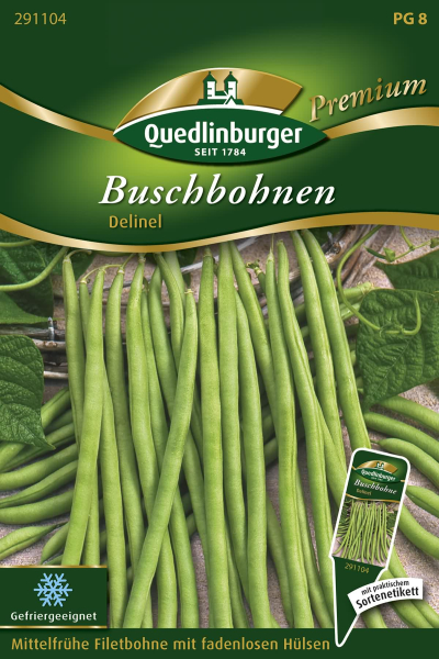 Quedlinburger Buschbohne Delinel - Gemüsesamen
