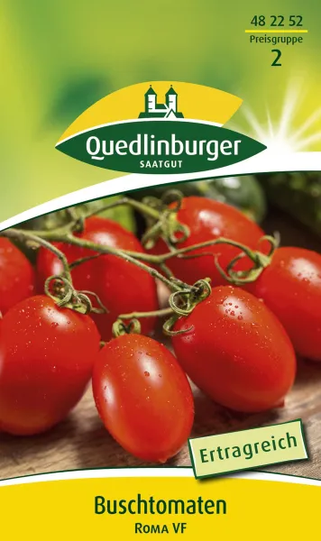 Quedlinburger Buschtomaten Roma VF - Gemüsesamen Quedlinburger Buschtomaten Roma VF - Gemüsesamen