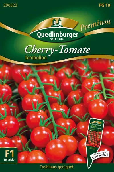 Quedlinburger Cherry-Tomate Tombolino F1-Hybride - Gemüsesamen Quedlinburger Cherry-Tomate Tombolino F1-Hybride - Gemüsesamen