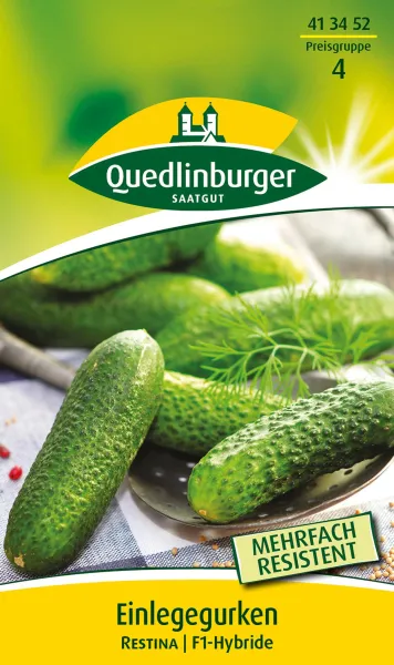 Quedlinburger Einlegegurken Restina F1-Hybride - Gemüsesamen Quedlinburger Einlegegurken Restina F1-Hybride - Gemüsesamen