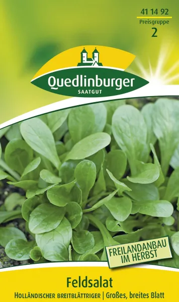 Quedlinburger Feldsalat Holländischer breitblättriger - Gemüsesamen