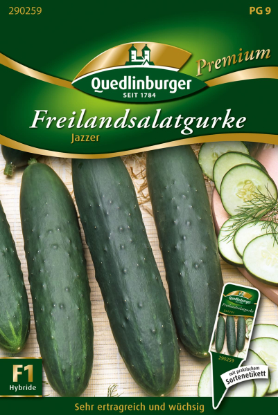 Quedlinburger Freilandsalatgurke Jazzer - Gemüsesamen