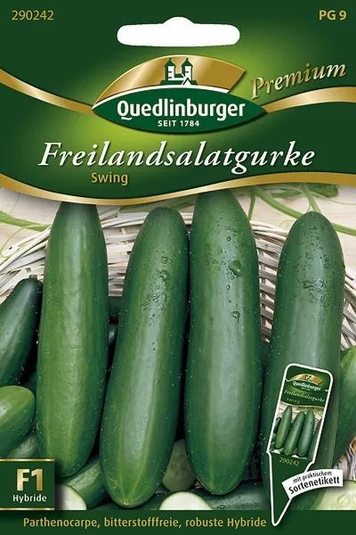 Quedlinburger Freilandsalatgurken Swing - Gemüsesamen