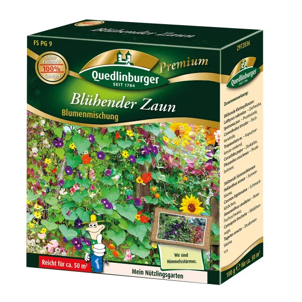 Quedlinburger FS Blühender Zaun - Premium Blumensamen