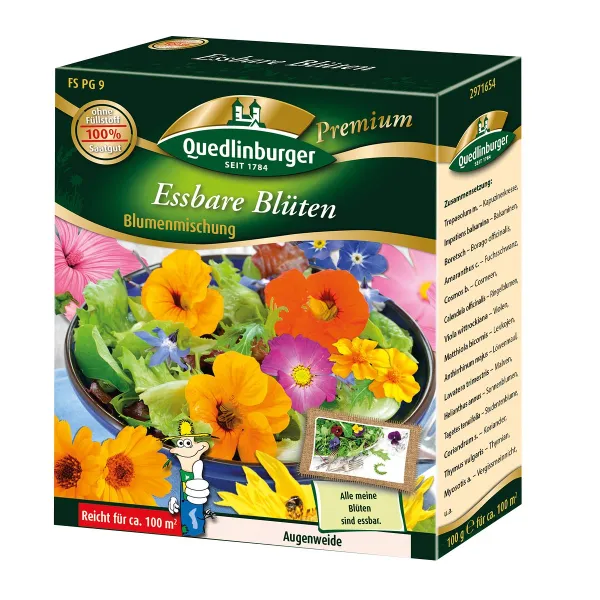 Quedlinburger FS Essbare Blüten Blumenmischung - Blumensamen