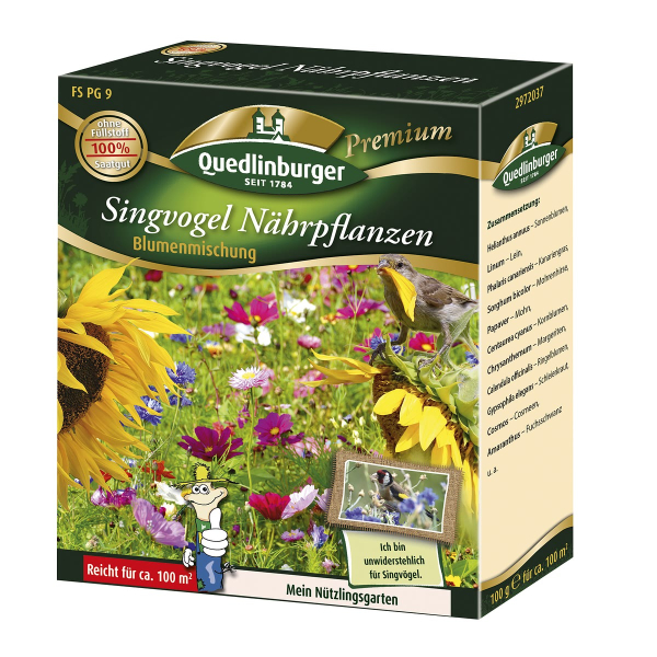 Quedlinburger FS Singvogel Nährpflanzen  - Premium Blumensamen