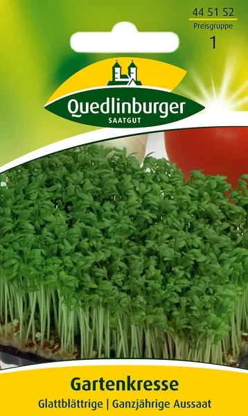 Quedlinburger Gartenkresse Glattblättrige - Kräutersamen