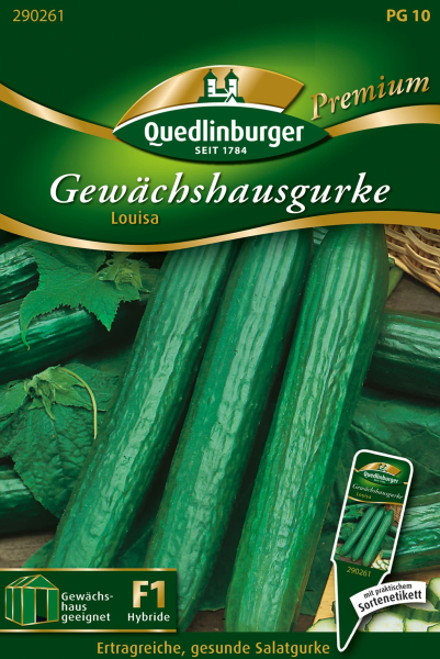 Quedlinburger Gewächshausgurke Louisa - Gemüsesamen