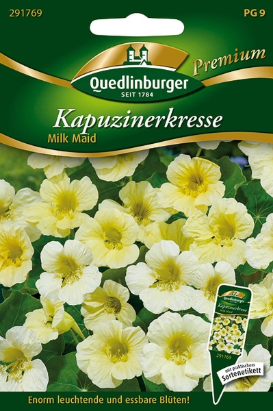 Quedlinburger Kapuzinerkresse Milk Maid - Blumensamen