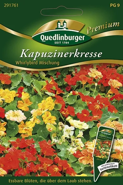 Quedlinburger Kapuzinerkresse Whirlybird Mischung - Blumensamen