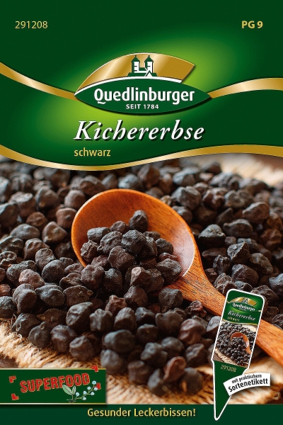 Quedlinburger Kichererbse schwarz - Gemüsesamen