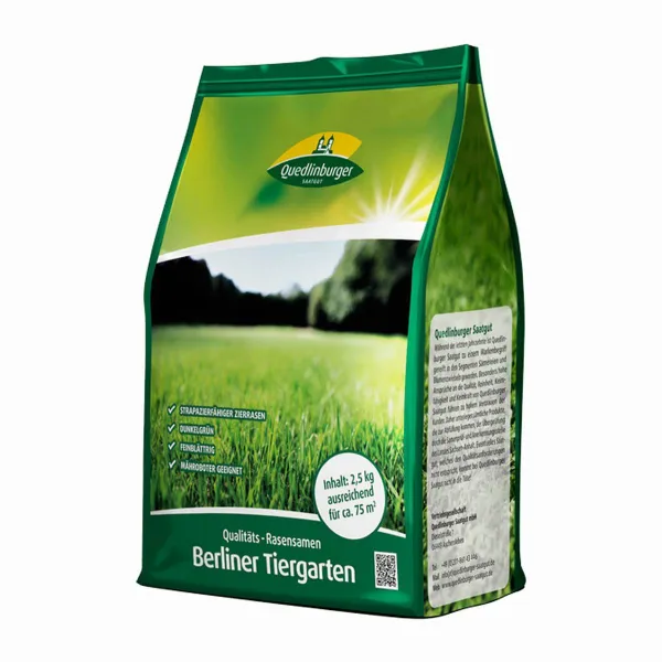Quedlinburger KLBB Berliner Tiergarten 2,5 kg - Rasensamen Quedlinburger KLBB Berliner Tiergarten 2,5 kg - Rasensamen