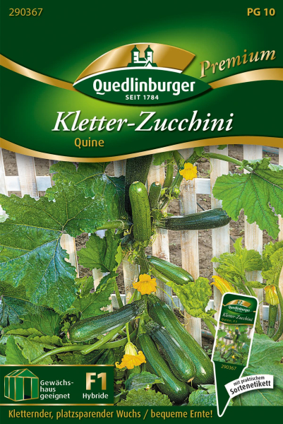 Quedlinburger Kletter-Zucchini Quine - Gemüsesamen