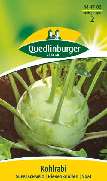 Quedlinburger Kohlrabi Superschmelz - Gemüsesamen