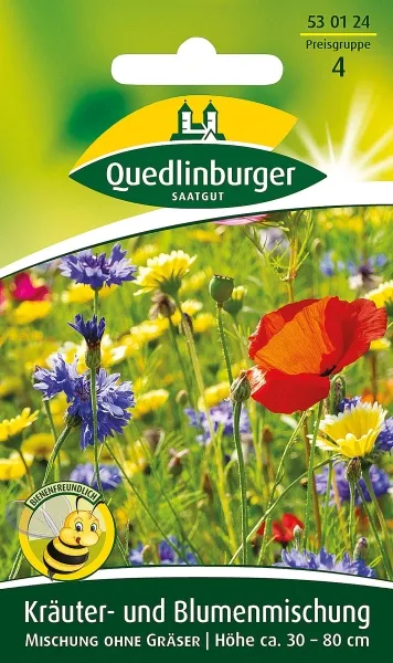 Quedlinburger Kräuter- u. Blumenmischung - Blumensamen Quedlinburger Kräuter- u. Blumenmischung - Blumensamen