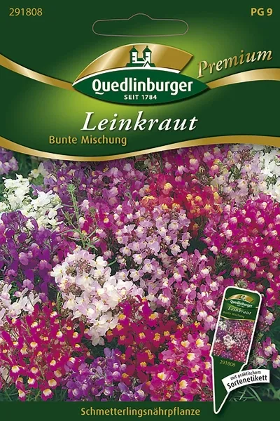 Quedlinburger Leinkraut Bunte Mischung - Blumensamen