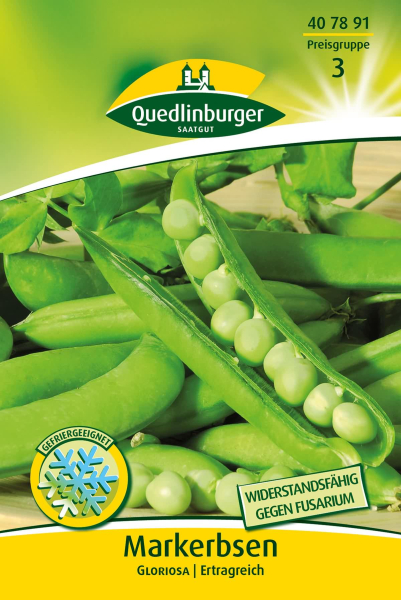 Quedlinburger Markerbsen Gloriosa - Gemüsesamen