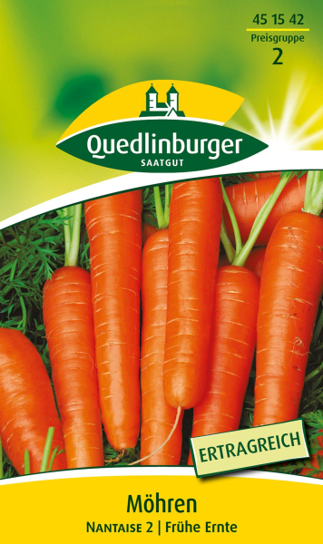 Quedlinburger Möhren Nantaise 2 - Gemüsesamen