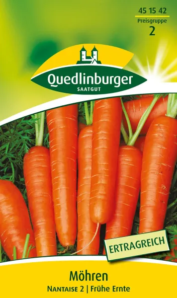 Quedlinburger Möhren Nantaise 2 - Gemüsesamen