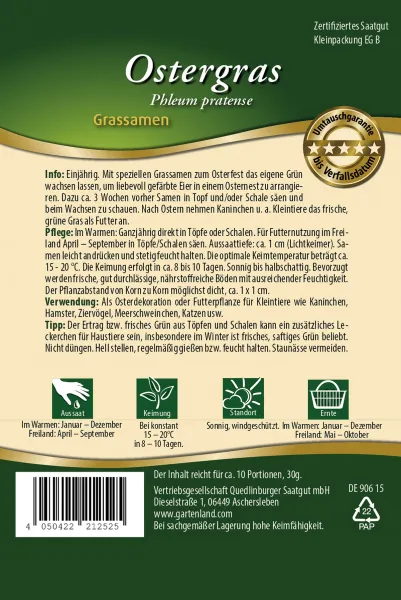 Quedlinburger Ostergras - Blumensamen