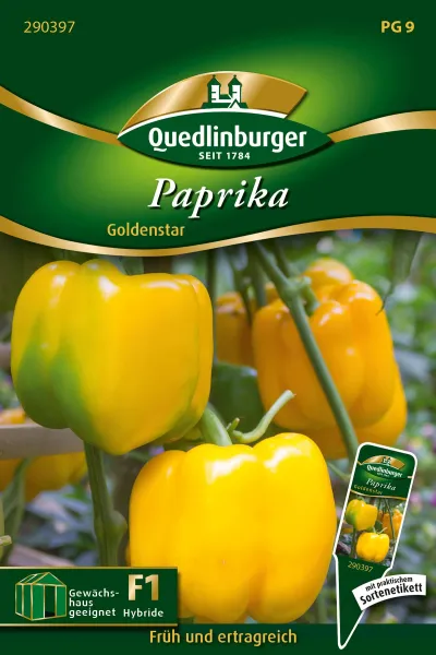 Quedlinburger Paprika Goldenstar - Gemüsesamen