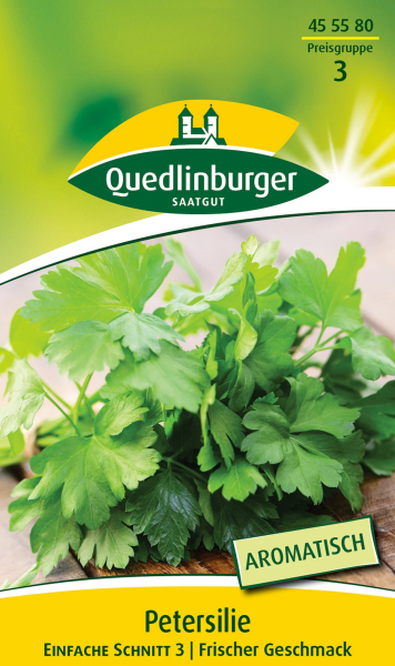 Quedlinburger Petersilie Einfache Schnitt 3 - Kräutersamen