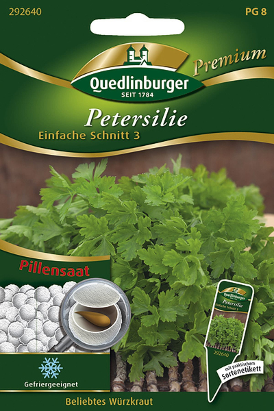 Quedlinburger Pille Petersilie Einfache Schnitt 3 - Kräutersamen