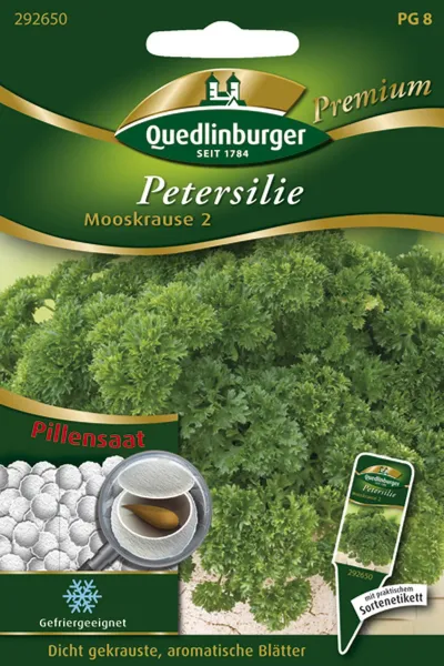 Quedlinburger Pille Petersilie Moskrul 2 - Kräutersamen