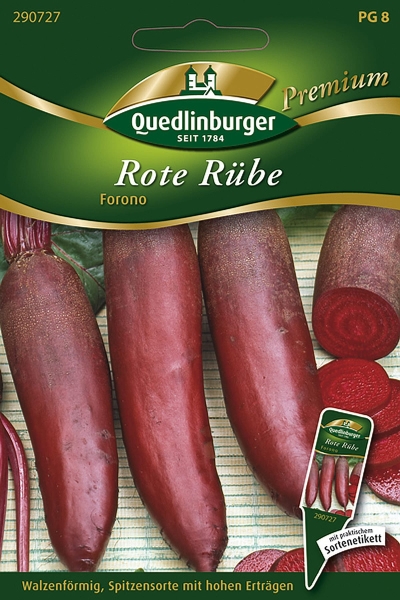 Quedlinburger Rote Rübe Forono - Premium Gemüsesamen