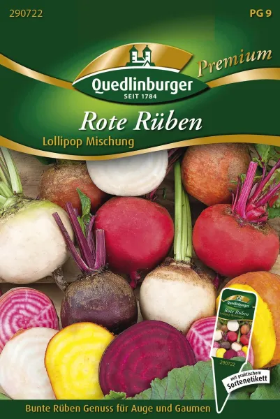 Quedlinburger Rote Rüben Lollipop Mischung - Gemüsesamen