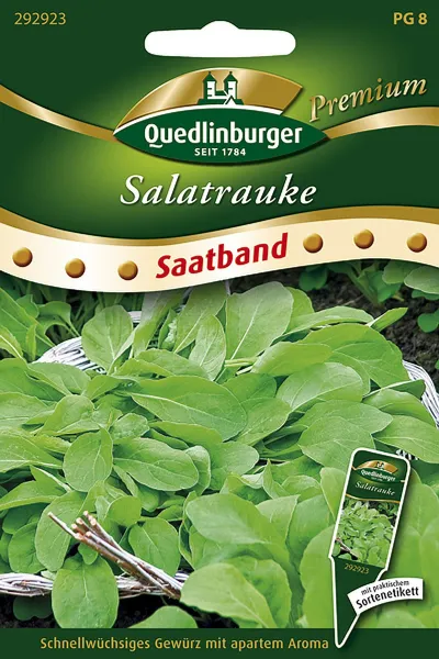 Quedlinburger Salatrauke Saatband 6 Meter - Kräutersamen Quedlinburger Salatrauke Saatband 6 Meter - Kräutersamen