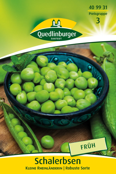 Quedlinburger Schalerbsen Kleine Rheinländerin - Gemüsesamen