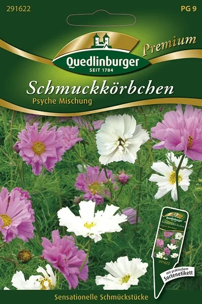 Quedlinburger Schmuckkörbchen Psyche Mischung - Blumensamen Quedlinburger Schmuckkörbchen Psyche Mischung - Blumensamen