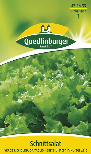 Quedlinburger Schnittsalat Verde ricciolina da taglio - Gemüsesamen