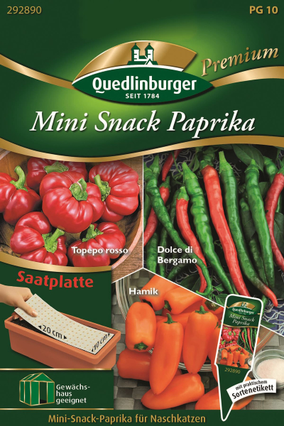 Quedlinburger SP Mini Snack Paprika  - Gemüsesamen
