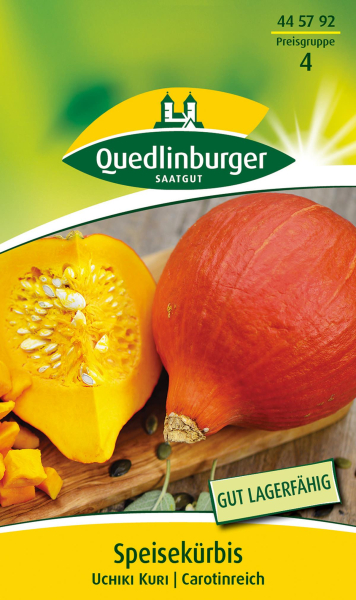 Quedlinburger Speisekürbis Uchiki Kuri - Gemüsesamen