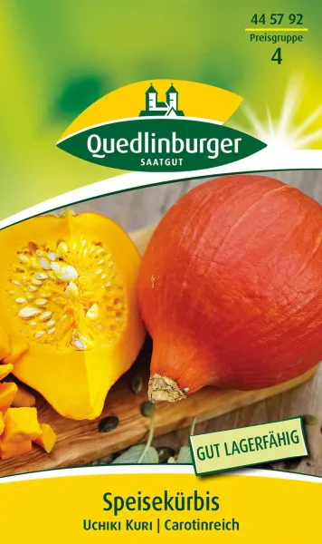 Quedlinburger Speisekürbis Uchiki Kuri - Gemüsesamen