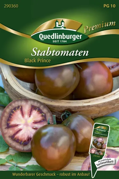 Quedlinburger Stabtomaten Black Prince - Gemüsesamen