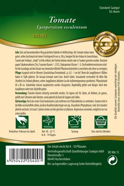 Quedlinburger Tomate Intakt - Gemüsesamen