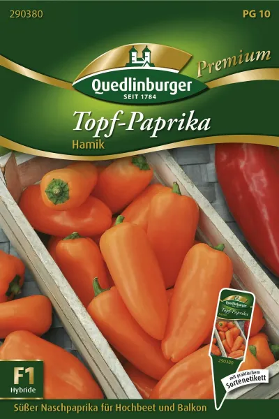 Quedlinburger Topf-Paprika Hamik - Gemüsesamen