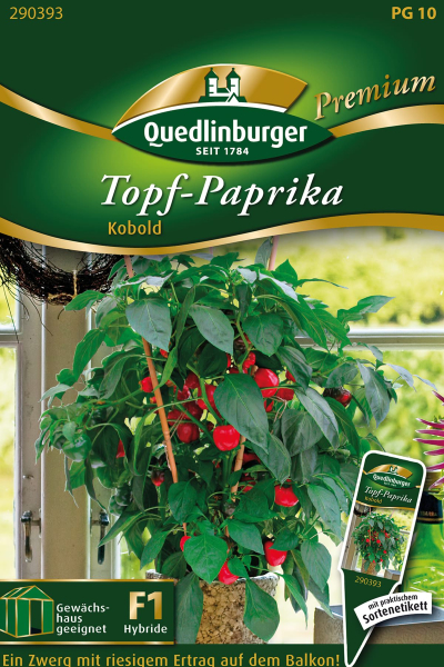 Quedlinburger Topf-Paprika Kobold - Gemüsesamen