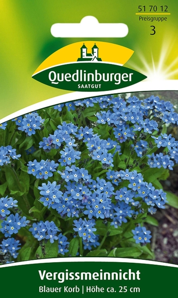Quedlinburger Vergissmeinnicht Blauer Korb - Blumensamen