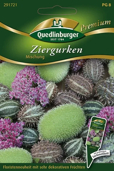 Quedlinburger Ziergurken Mischung - Blumensamen