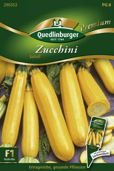 Quedlinburger Zucchini Soleil - Gemüsesamen