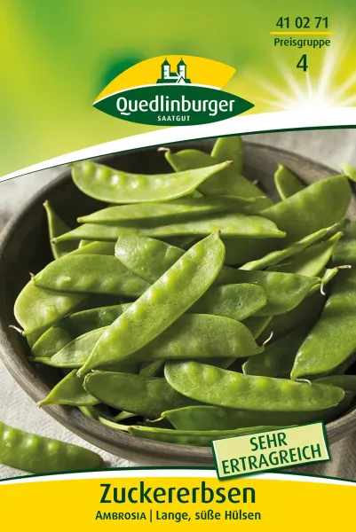 Quedlinburger Zuckererbsen Ambrosia - Gemüsesamen